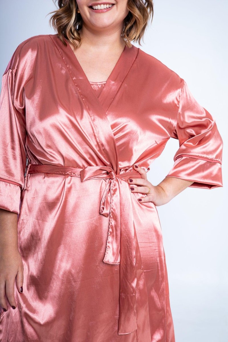 Robe Charlotte - Cetim Amplo - Naguirre Shop