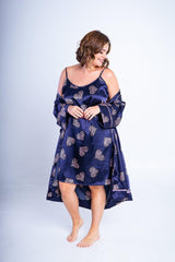 Robe Charlotte - Cetim Amplo - Naguirre Shop
