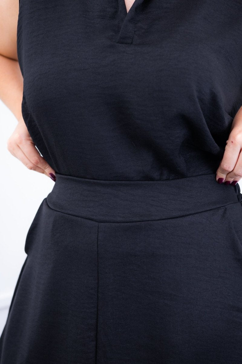 Saia Longa Luna – Com Fenda Lateral e Pontas Assimétricas em Linho Light - Naguirre Shop