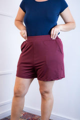 Shorts Regina - Bolsos Laterais em Malha Confort - Naguirre Shop