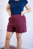 Shorts Regina - Bolsos Laterais em Malha Confort - Naguirre Shop