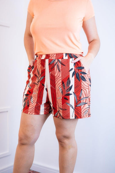 Shorts Regina - Bolsos Laterais em Malha Confort - Naguirre Shop