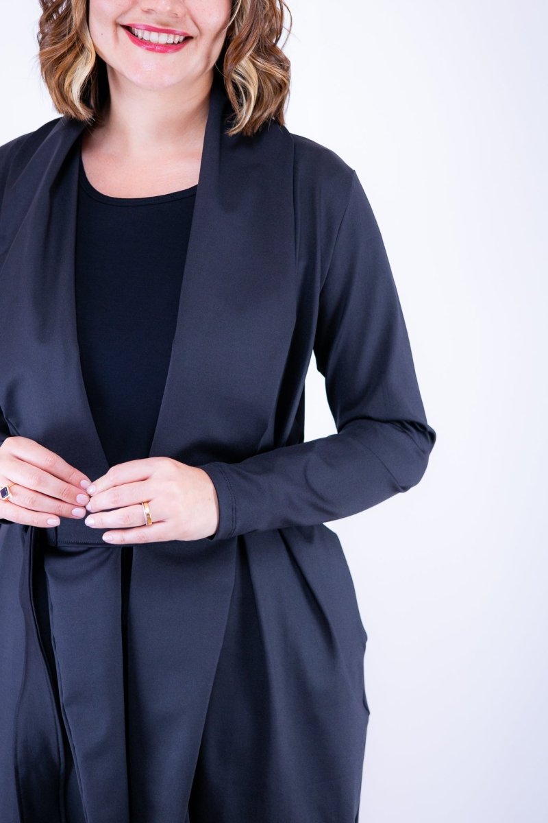 Sobretudo Majestic - Clássico de Manga Longa com Bolsos - Naguirre Shop