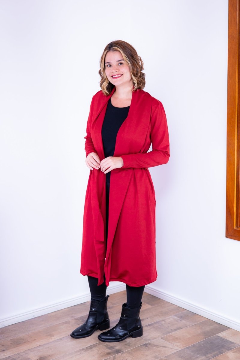 Sobretudo Majestic - Clássico de Manga Longa com Bolsos - Naguirre Shop