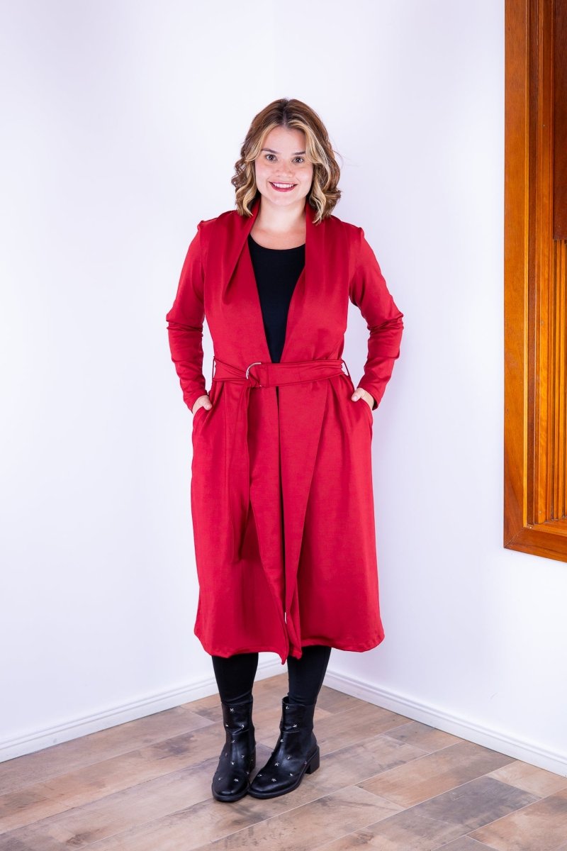 Sobretudo Majestic - Clássico de Manga Longa com Bolsos - Naguirre Shop