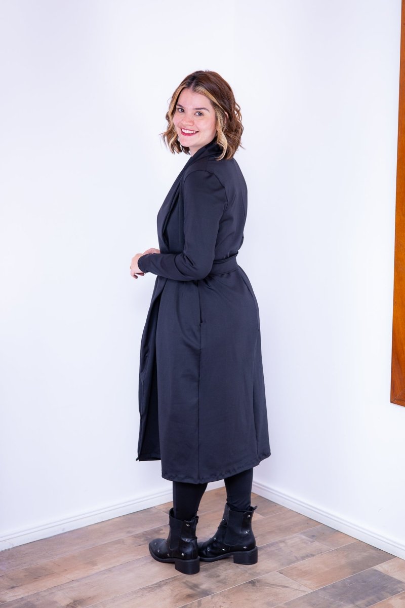 Sobretudo Majestic - Clássico de Manga Longa com Bolsos - Naguirre Shop