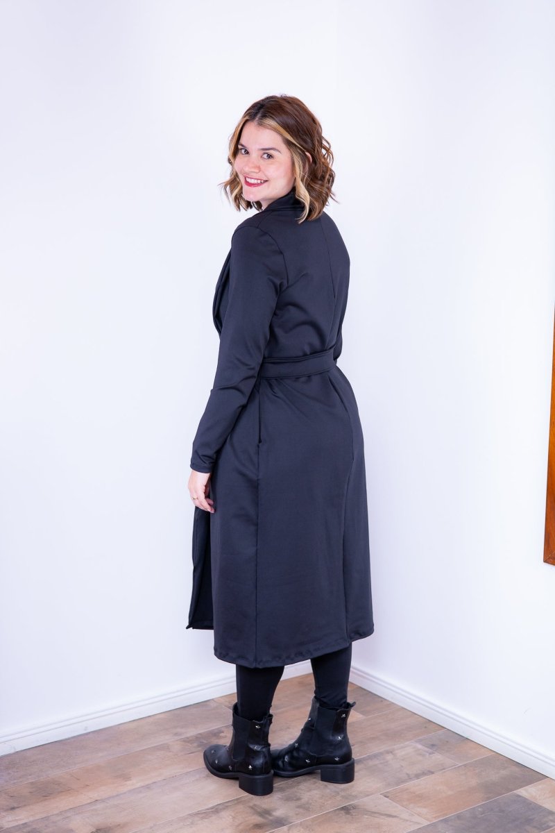 Sobretudo Majestic - Clássico de Manga Longa com Bolsos - Naguirre Shop