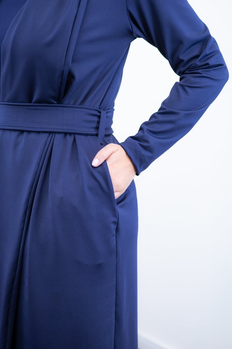 Sobretudo Majestic - Clássico de Manga Longa com Bolsos - Naguirre Shop