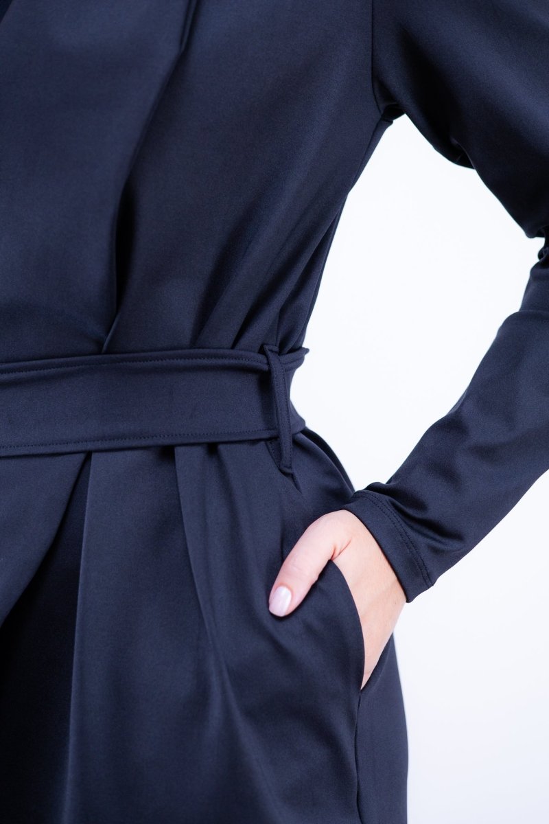 Sobretudo Majestic - Clássico de Manga Longa com Bolsos - Naguirre Shop