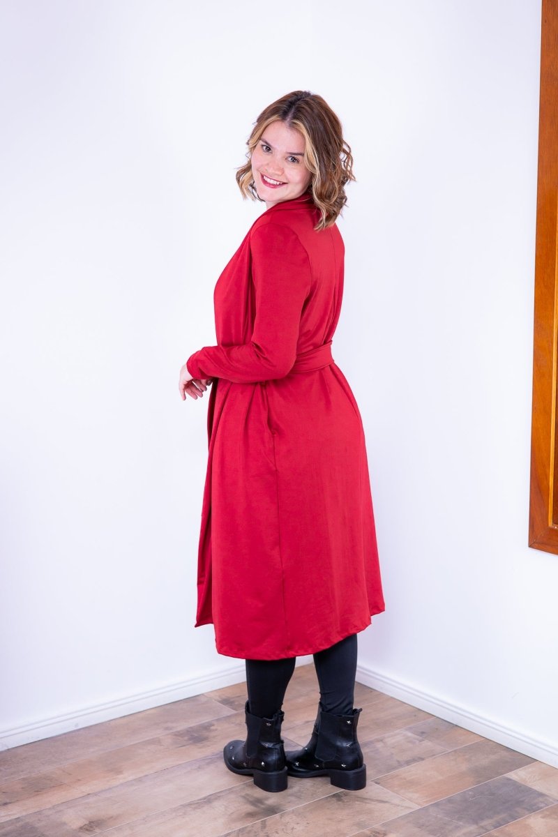 Sobretudo Majestic - Clássico de Manga Longa com Bolsos - Naguirre Shop