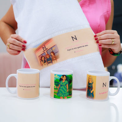 Trio de Canecas Amigas do Conforto - Naguirre Shop