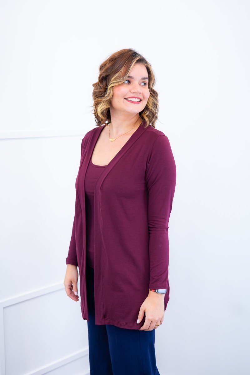 Twin Set Lúcia – Regata + Cardigan em Viscolycra com Bolsos Laterais - Naguirre Shop