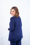 Twin Set Lúcia – Regata + Cardigan em Viscolycra com Bolsos Laterais - Naguirre Shop