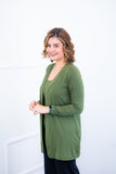 Twin Set Lúcia – Regata + Cardigan em Viscolycra com Bolsos Laterais - Naguirre Shop