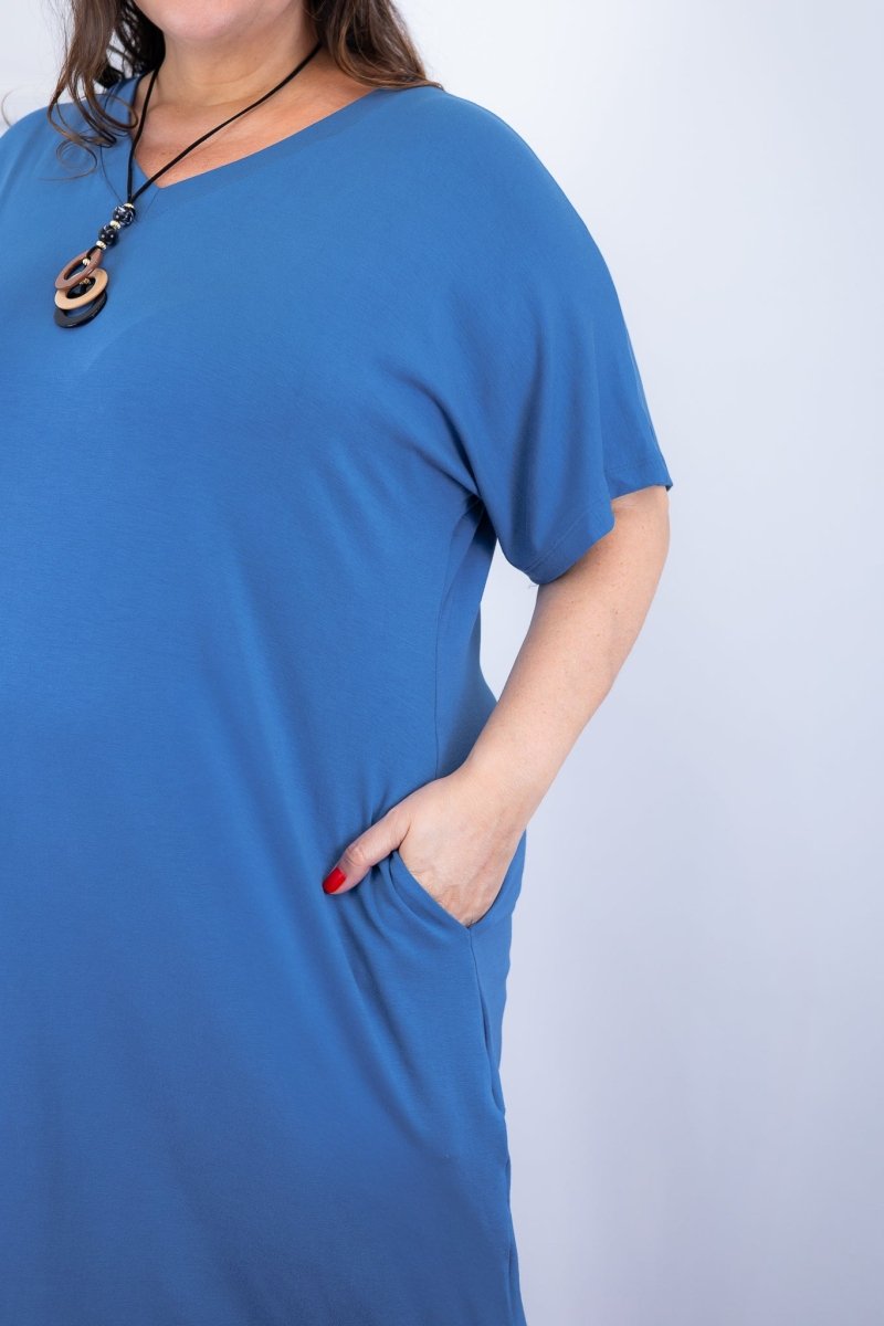 Vestido Alicia Signature – Mullet em Viscolycra com Manga Japonesa - Naguirre Shop