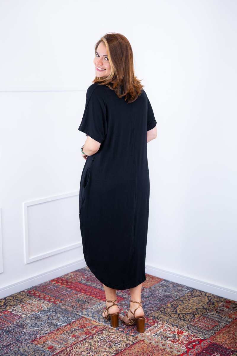 Vestido Alicia Signature – Mullet em Viscolycra com Manga Japonesa - Naguirre Shop