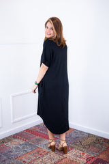 Vestido Alicia Signature – Mullet em Viscolycra com Manga Japonesa - Naguirre Shop