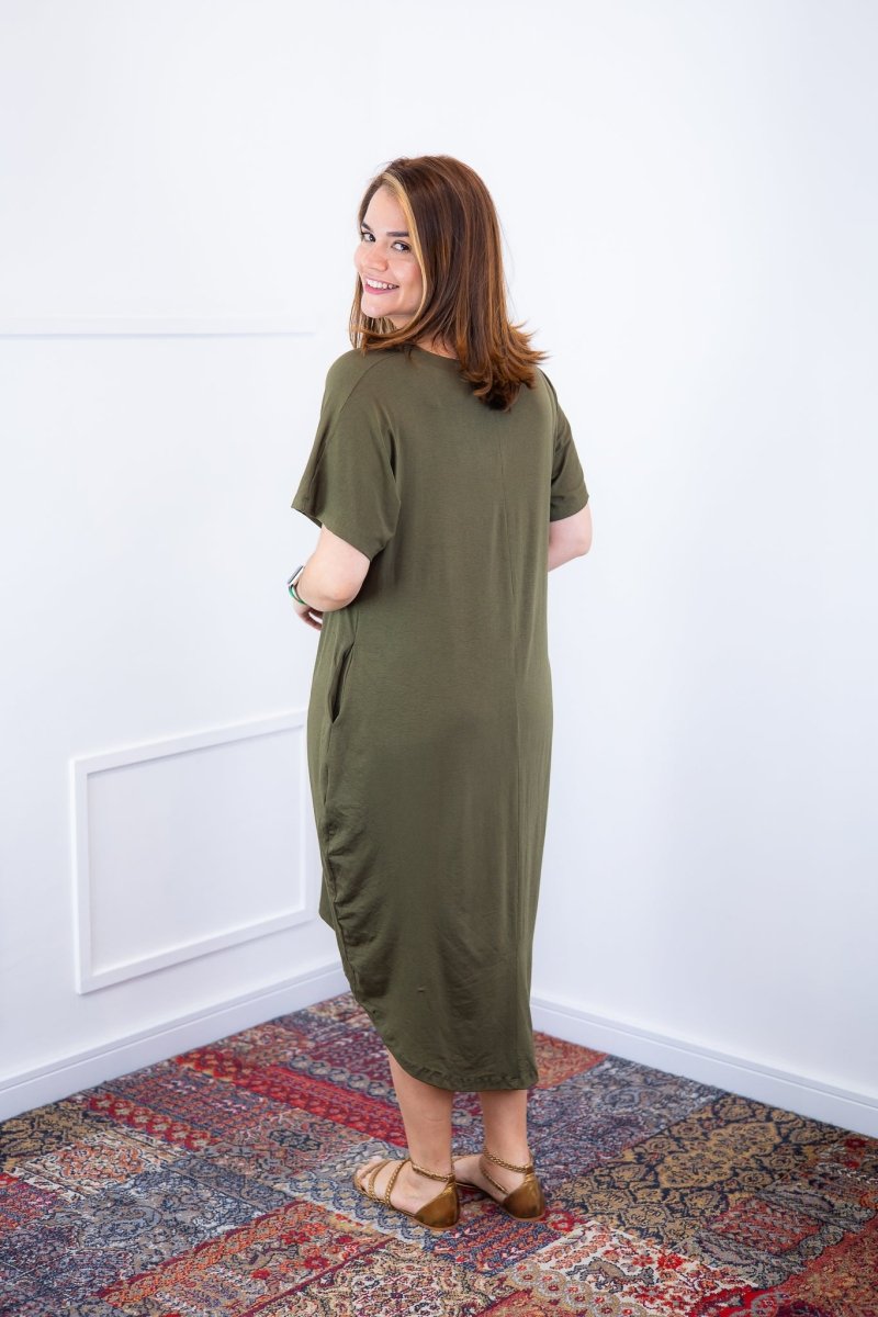 Vestido Alicia Signature – Mullet em Viscolycra com Manga Japonesa - Naguirre Shop