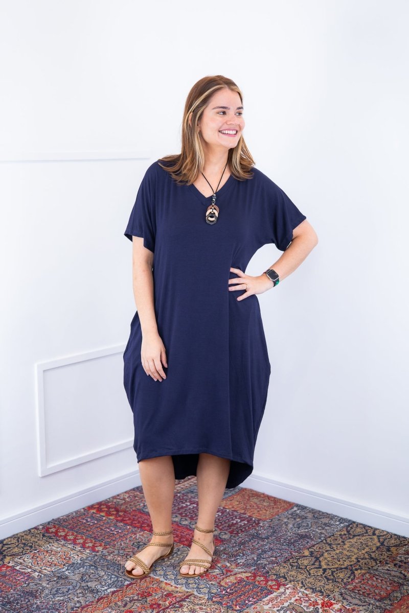 Vestido Alicia Signature – Mullet em Viscolycra com Manga Japonesa - Naguirre Shop