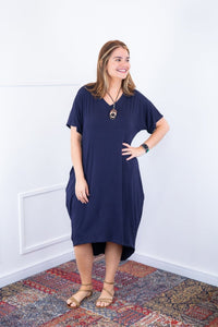 Vestido Alicia Signature – Mullet em Viscolycra com Manga Japonesa - Naguirre Shop