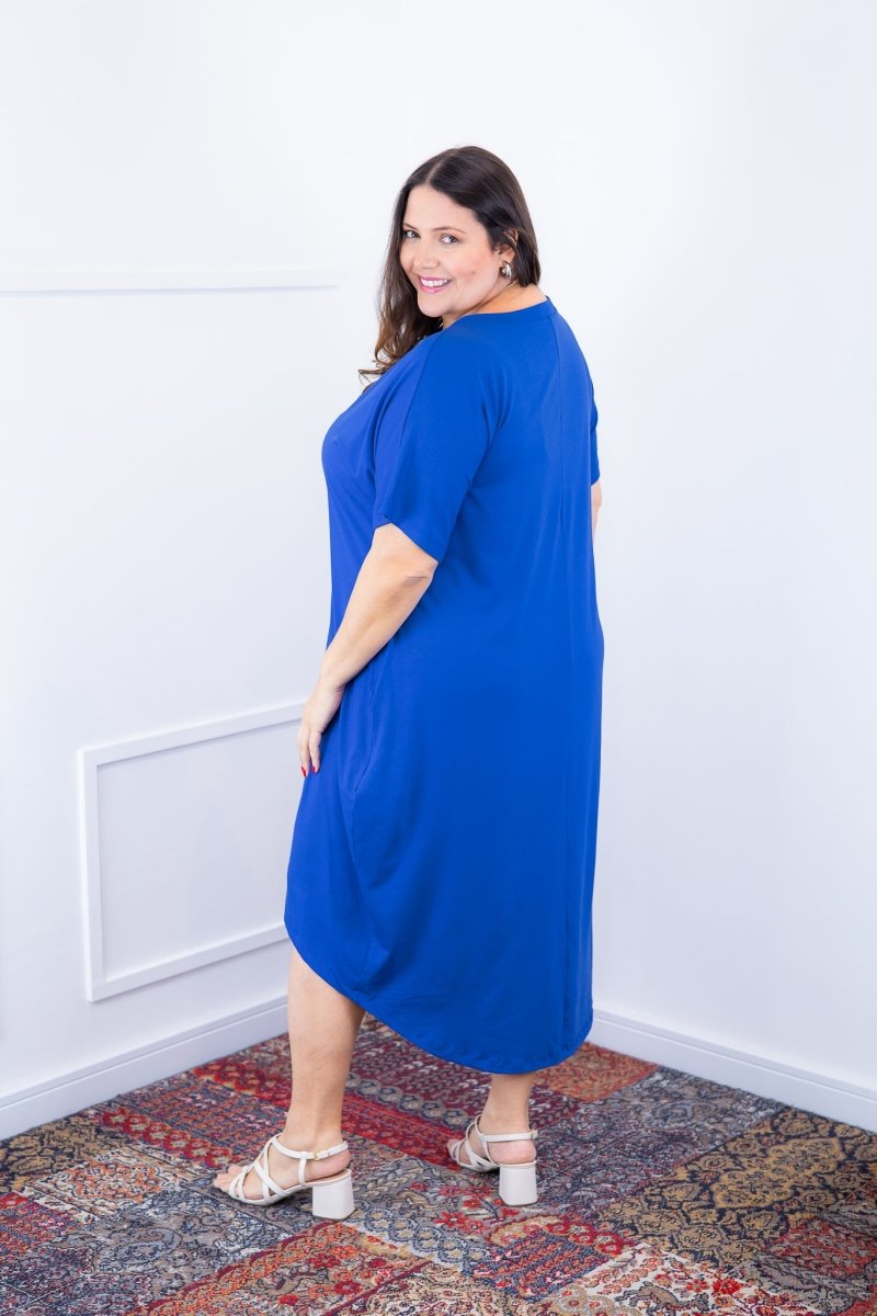 Vestido Alicia Signature – Mullet em Viscolycra com Manga Japonesa - Naguirre Shop