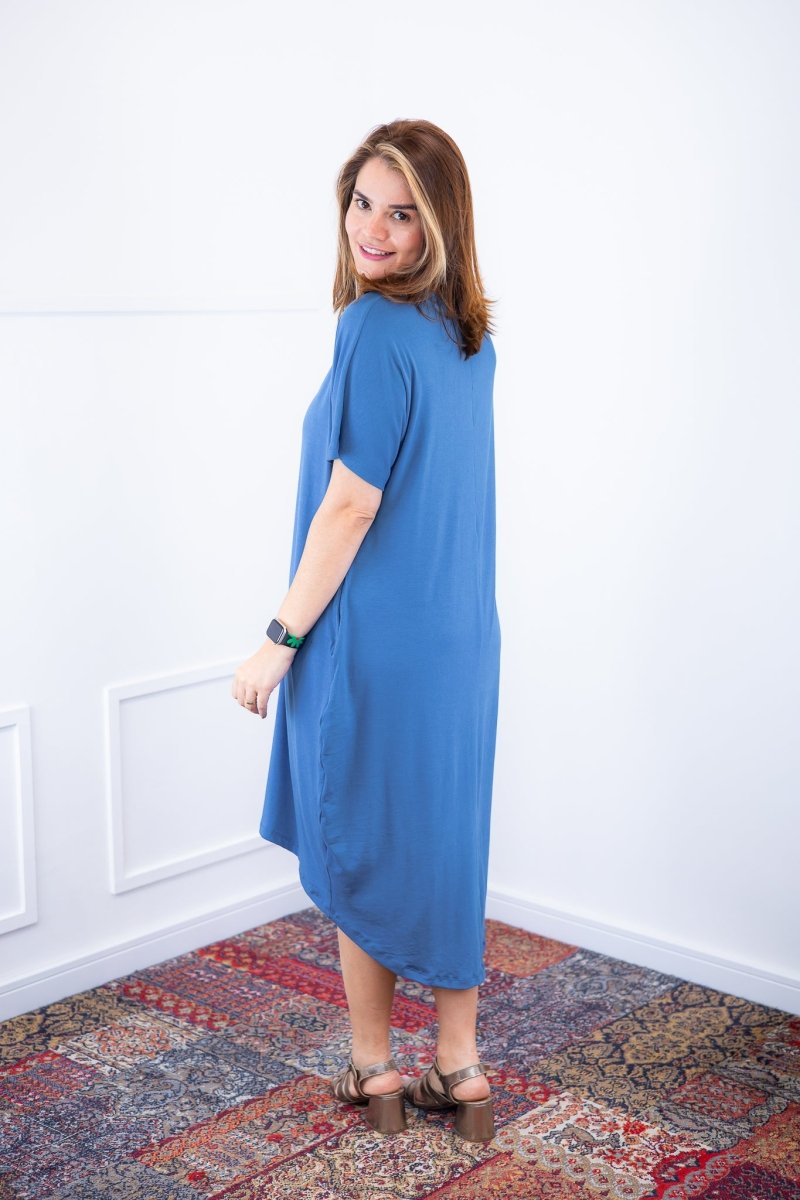 Vestido Alicia Signature – Mullet em Viscolycra com Manga Japonesa - Naguirre Shop