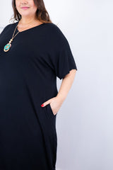 Vestido Alicia Signature – Mullet em Viscolycra com Manga Japonesa - Naguirre Shop