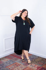 Vestido Alicia Signature – Mullet em Viscolycra com Manga Japonesa - Naguirre Shop