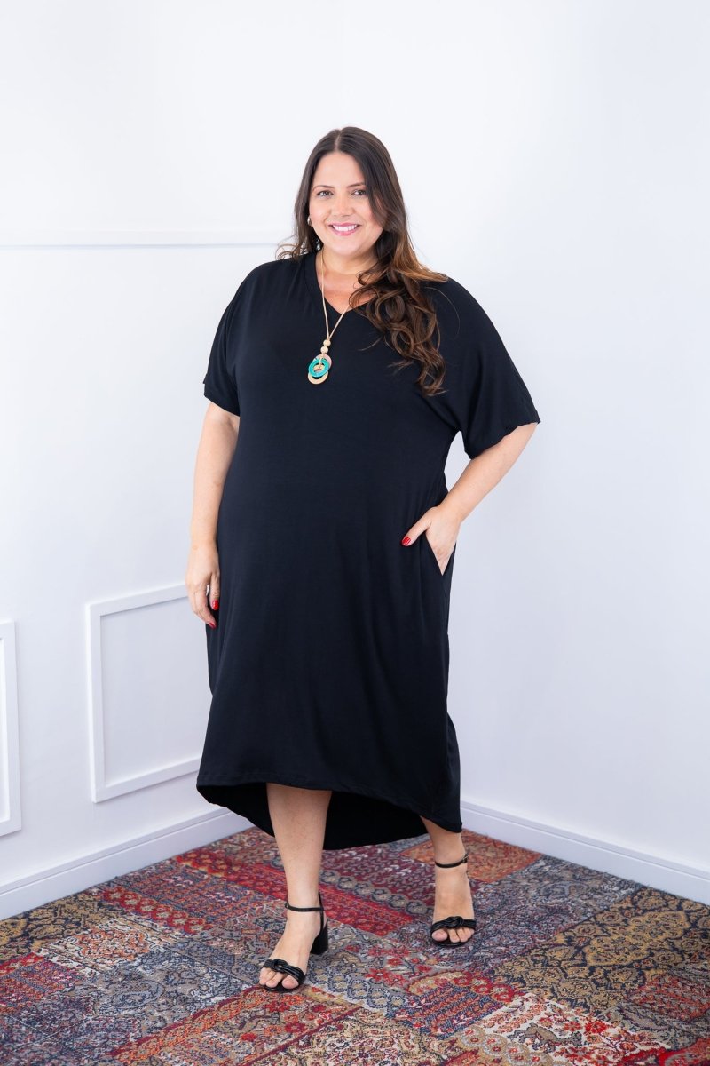 Vestido Alicia Signature – Mullet em Viscolycra com Manga Japonesa - Naguirre Shop