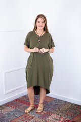 Vestido Alicia Signature – Mullet em Viscolycra com Manga Japonesa - Naguirre Shop