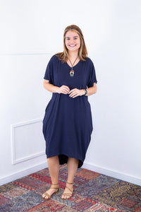 Vestido Alicia Signature – Mullet em Viscolycra com Manga Japonesa - Naguirre Shop