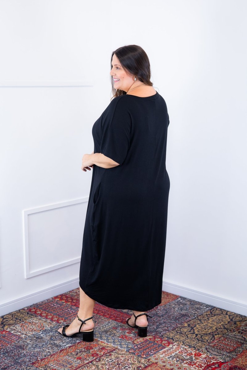 Vestido Alicia Signature – Mullet em Viscolycra com Manga Japonesa - Naguirre Shop