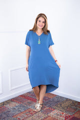 Vestido Alicia Signature – Mullet em Viscolycra com Manga Japonesa - Naguirre Shop