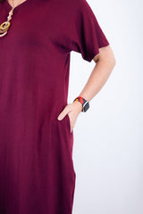 Vestido Alicia Signature – Mullet em Viscolycra com Manga Japonesa - Naguirre Shop