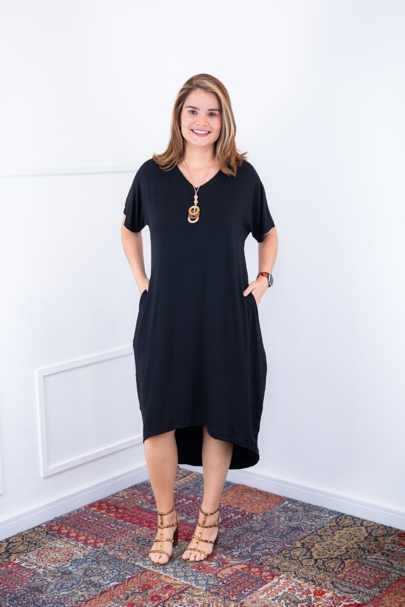 Vestido Alicia Signature – Mullet em Viscolycra com Manga Japonesa - Naguirre Shop