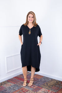 Vestido Alicia Signature – Mullet em Viscolycra com Manga Japonesa - Naguirre Shop