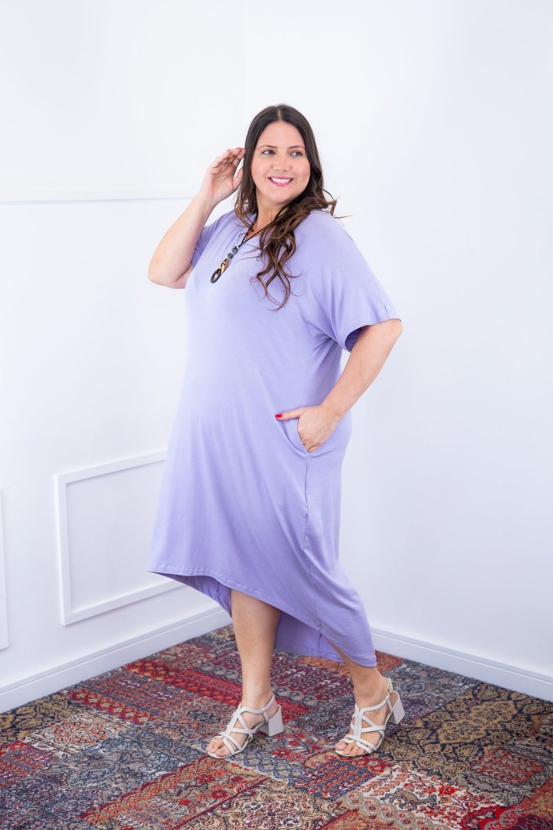 Vestido Alicia Signature – Mullet em Viscolycra com Manga Japonesa - Naguirre Shop