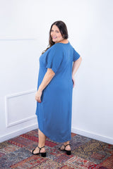 Vestido Alicia Signature – Mullet em Viscolycra com Manga Japonesa - Naguirre Shop