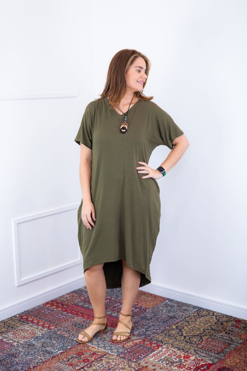 Vestido Alicia Signature – Mullet em Viscolycra com Manga Japonesa - Naguirre Shop