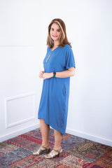 Vestido Alicia Signature – Mullet em Viscolycra com Manga Japonesa - Naguirre Shop