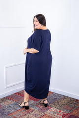Vestido Alicia Signature – Mullet em Viscolycra com Manga Japonesa - Naguirre Shop