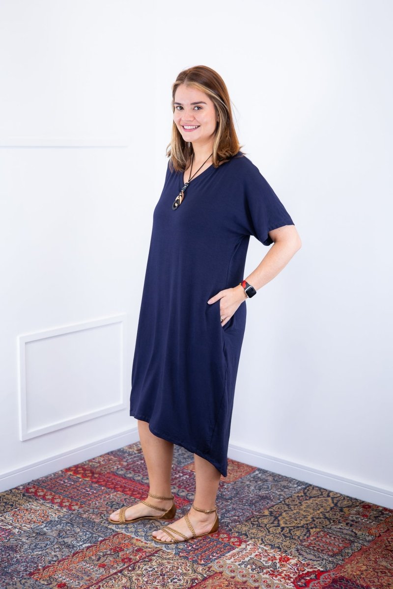 Vestido Alicia Signature – Mullet em Viscolycra com Manga Japonesa - Naguirre Shop