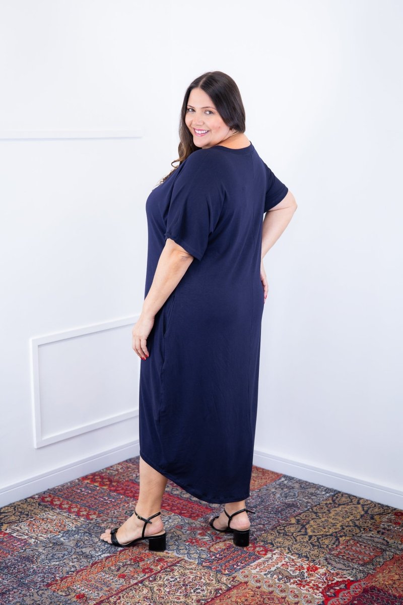 Vestido Alicia Signature – Mullet em Viscolycra com Manga Japonesa - Naguirre Shop