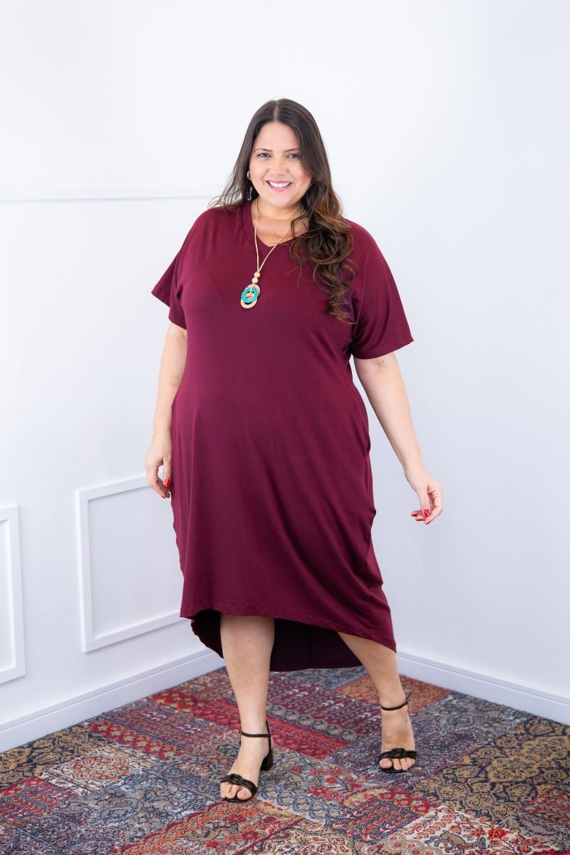 Vestido Alicia Signature – Mullet em Viscolycra com Manga Japonesa - Naguirre Shop