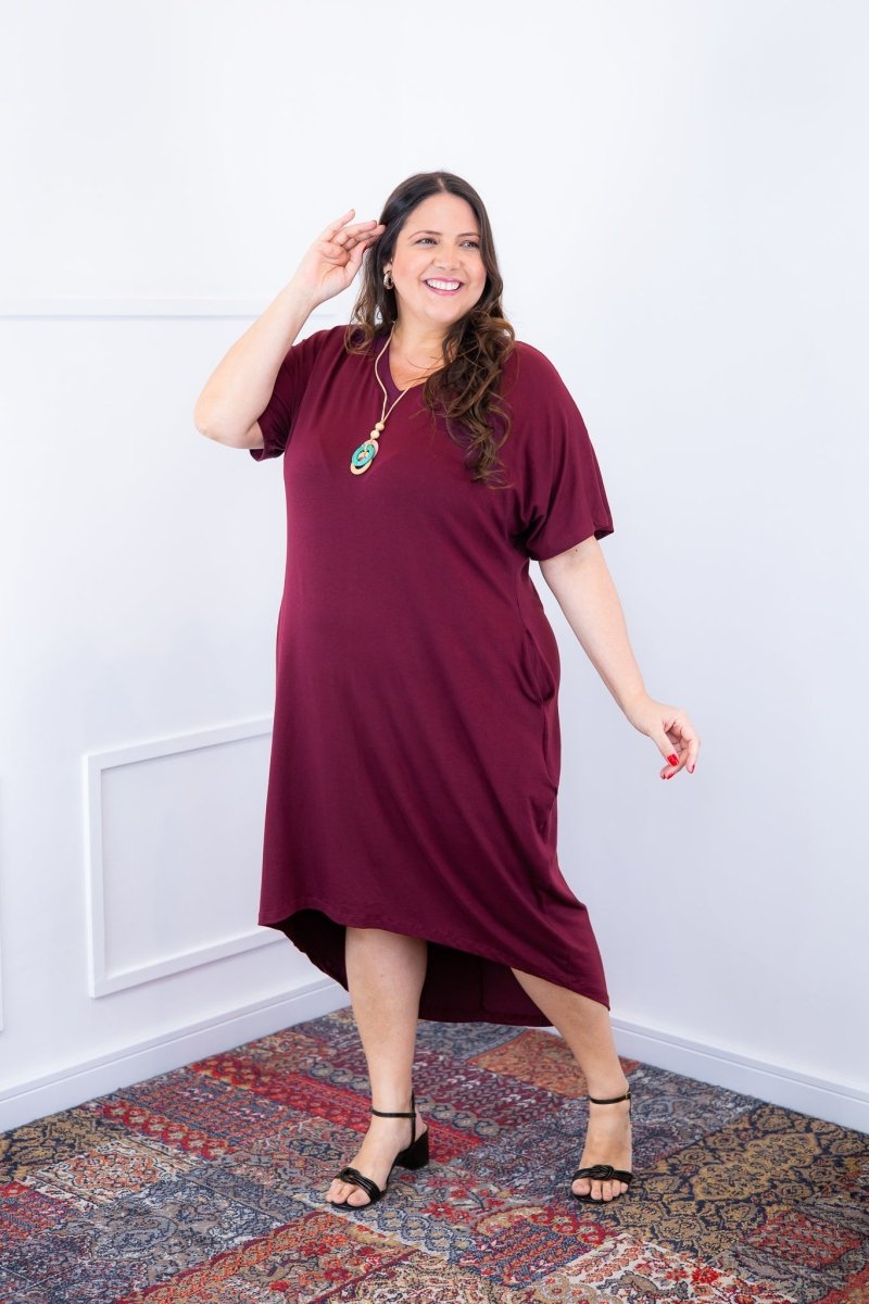 Vestido Alicia Signature – Mullet em Viscolycra com Manga Japonesa - Naguirre Shop