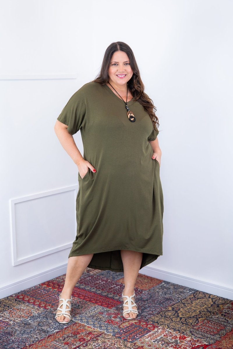 Vestido Alicia Signature – Mullet em Viscolycra com Manga Japonesa - Naguirre Shop