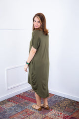 Vestido Alicia Signature – Mullet em Viscolycra com Manga Japonesa - Naguirre Shop