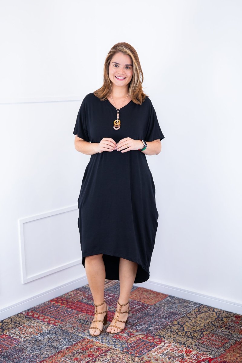 Vestido Alicia Signature – Mullet em Viscolycra com Manga Japonesa - Naguirre Shop