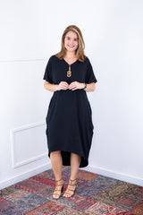 Vestido Alicia Signature – Mullet em Viscolycra com Manga Japonesa - Naguirre Shop
