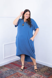 Vestido Alicia Signature – Mullet em Viscolycra com Manga Japonesa - Naguirre Shop